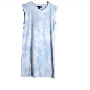 NWT Sanctuary Blue & White Tie Dye Shirt Dress
